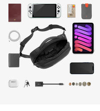 Men's Waterproof & Scratch-resistant Crossbody Shoulder Bag - Large Capacity for Daily Commuting