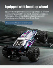 2.4GHZ Remote Control 4WD High-speed Off-road Vehicle, 1:16 Drift All Terrain Alloy Toy Car, 38KM/H, Suitable For Collision Prevention On Various Road Sections With Rubber Large Tires