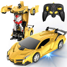 2.4Ghz Long Distance Remote Control Car 1:18 Scale Model Racing Car,  With One-Button Deformation, 360°Drifting, Transforming Car , Transforming  Robot RC Car,  For 8+Years Boys Kids