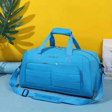 Modern Simple Portable Travel Bag, Large Capacity Unisex Foldable Duffel Bag, Convenient Moving Bag, Fashion Bag For Male And Female