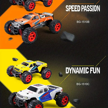 1: 24 Full Scale 2.4GHz Four-wheel Drive High-speed Remote Control Off-road Vehicle For Children, Competitive Racing RC Model Toy Car (all Accessories In Random Colors)