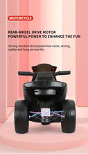Children's Electric Motorcycle, Baby Riding Toys, Three-wheel Motorcycle, Rechargeable Children's Toys, Suitable For 1-7 Years Old Baby