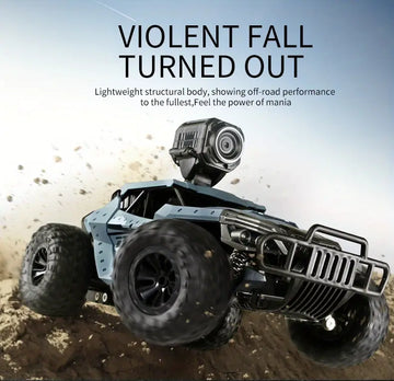 New Product DM1801 1:18 Remote Control Climbing Off-road Vehicle, HD Camera 25km/h High-speed Drift Racing Car 2.4GHz 6V500mAh Charging Battery, 15 Minutes Use Time, 1.97ft Remote Control Distance