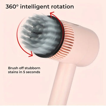 Electric Cleaning Brush Home Wireless Hand-held Kitchen Bathroom Tile Bathroom Bathroom Strong Dishwashing Brush Washing Dishes And Shoes
