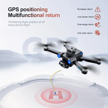 2023 New GPS Drone HD Dual Camera Aerial Photography Drones Obstacle Avoidance Brushless Helicopter Foldable RC Quadcopter