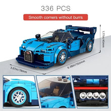 Mould King Technical Idea Racing Car Building Blocks, City Sports Car Model With Display Case DIY Bricks Toys Gift For Boys