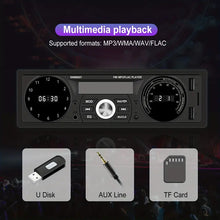 1DIN In-Dash Car Radio Stereo Remote Control Digital BT Audio Music Stereo 12V Car Radio MP3 Player USB/SD/AUX-IN