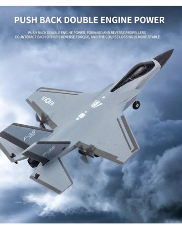 Four Channel Stunt Model Fighter Jet Beginner Remote Control Aircraft Adult Boy Fixed Wing Aircraft Model Professional Glider Toy
