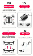 New Mini RC Drone  HD Camera WiFi Fpv Air Pressure Altitude Hold Foldable Quadcopter RC Drone Helicopter Toys Perfect Gift For Kids And Adults