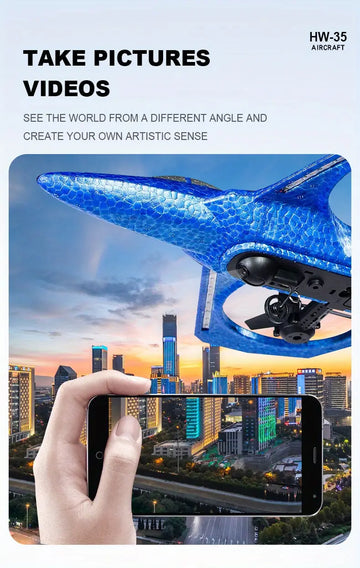 Aerial Photography Four-axis Fighter Jet Gravity Induction Drop-resistant Foam Remote Control Aircraft Stunt Children's Remote Control Aircraft Aerial Photography Remote Control Aircraft