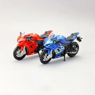 1:18 Simulation Alloy Car Model GSX-R1000 Motorcycle Children's Toy Motorcycle Ornament (Red)