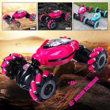 Gesture RC Car,4WD 2.4G Remote Control Car Foe Boys And Adults, Hand Controlled RC Car, All Terrains Monster Trucks For Boys Gusture RC Stunt Car 360° Flips Gift For Age 4-12 With Light Music